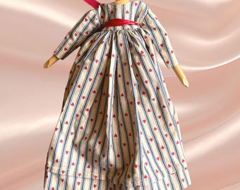 The Penny Wooden Doll by Nancy Castendyk Handmade Folk Doll