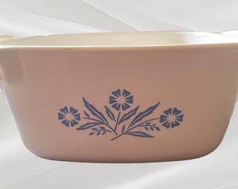 Vintage Corning Ware Blue Cornflower 2 3/4 Cup Small Bowl P-43-B  USA