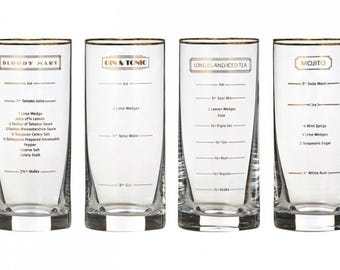 Marquis Vintage Vim & Vigor Recipe HiBall Set of 4 by Waterford