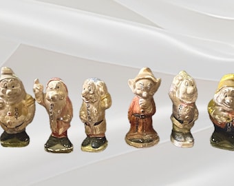 Vintage Chalkware Snow White & the Seven Dwarves Snow White 5 1/2" High