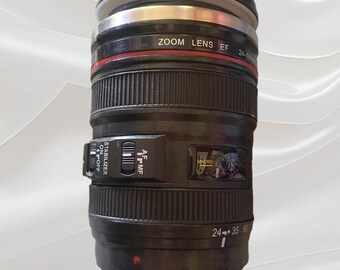 Camera Lens Travel Coffee Mug Stainless Steel Thermos Cup Photographer Friend