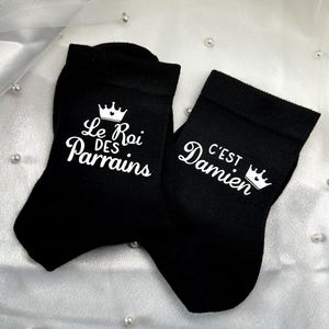 Personalized godfather socks - Gift for godfather - Godfather announcement - Personalized godfather gift - Godfather announcement socks