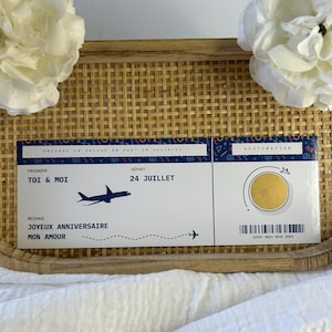 Carte à gratter personnalisée – Ticket d’embarquement, cadeau ou surprise pour toutes vos occasions spéciales ! image 4