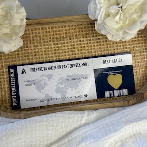 Carte à gratter personnalisée – Ticket d’embarquement, cadeau ou surprise pour toutes vos occasions spéciales ! image 6
