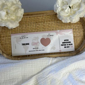 Carte à gratter personnalisée – Ticket d’embarquement, cadeau ou surprise pour toutes vos occasions spéciales ! image 8
