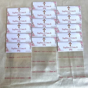 Personalized Gift Bags – Baptism, Birthday, Baby Shower etc. - Personalized Candy Bags - Personalized Confectionery Bags