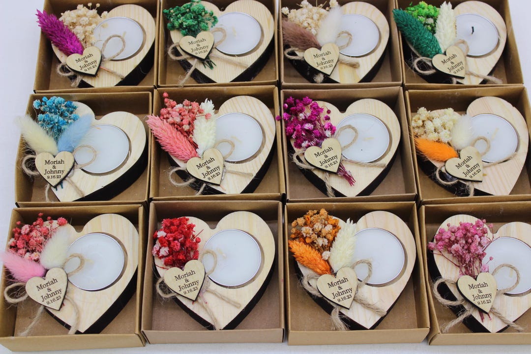 Bulk Wedding Favors for Guests, Rustic Bulk Candle Favors, Bridal ...