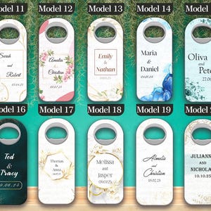 50 Pcs Customizable Magnetic Bottle Opener Wedding Favor For Guests in Bulk, Wedding souvenir , Wedding Gift, Save the Date, Magnet Gift