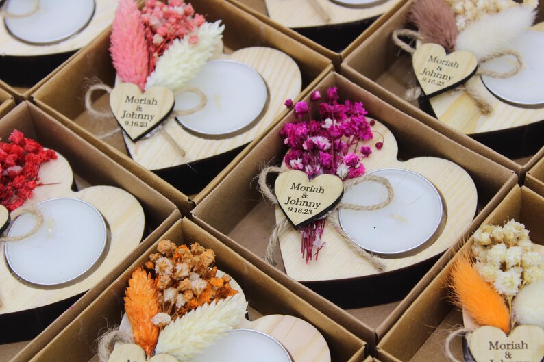 Bulk Wedding Favors for Guests, Rustic Bulk Candle Favors, Bridal ...
