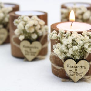Personalized Wedding Favors for Guests in Bulk, Rustic Wedding Favors, Bridal Shower Favors, Wedding Candles Favors, Christmas Wedding Favor