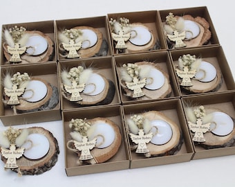 Personalized Bulk Funeral Favors Candles with Tag, Memorial Favors, Funeral Favors for Guests in Bulk, In Memory of Candles, Favors Funeral