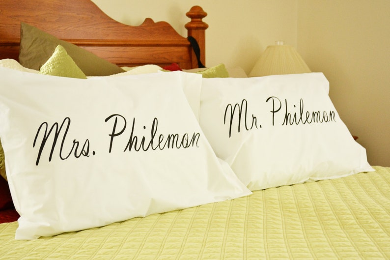Personalized Pillow Cases for Bridal Shower Gift Etsy
