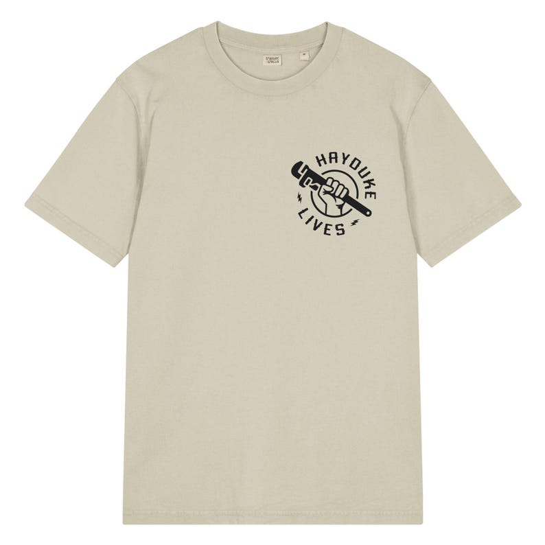Hayduke Lives Monkey Wrench Gang unisex garment dyed creator 2.0 vintage t-shirt | stanley/stella SATU041