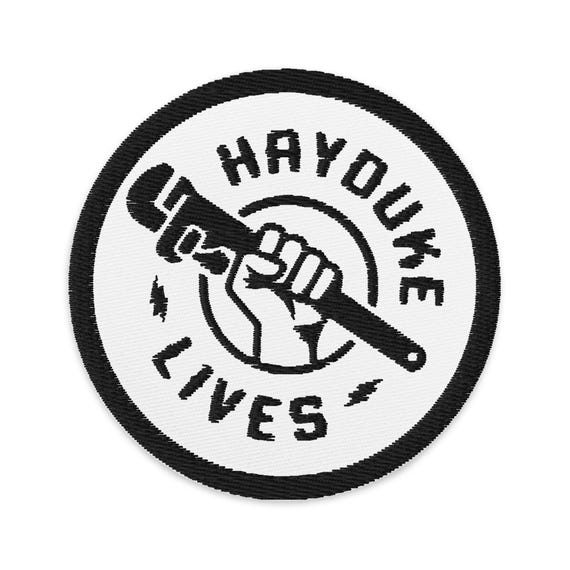 Hayduke Lives, Iron On Sew On Embroidered Patch, Monkey Wrench Gang Public Land Defense
