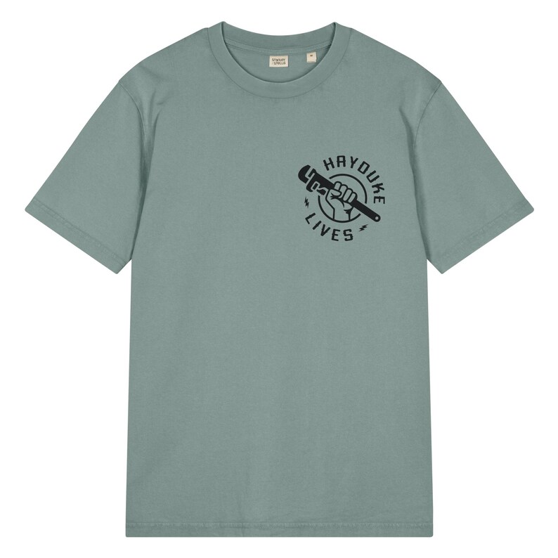 Hayduke Lives Monkey Wrench Gang unisex garment dyed creator 2.0 vintage t-shirt | stanley/stella SATU041