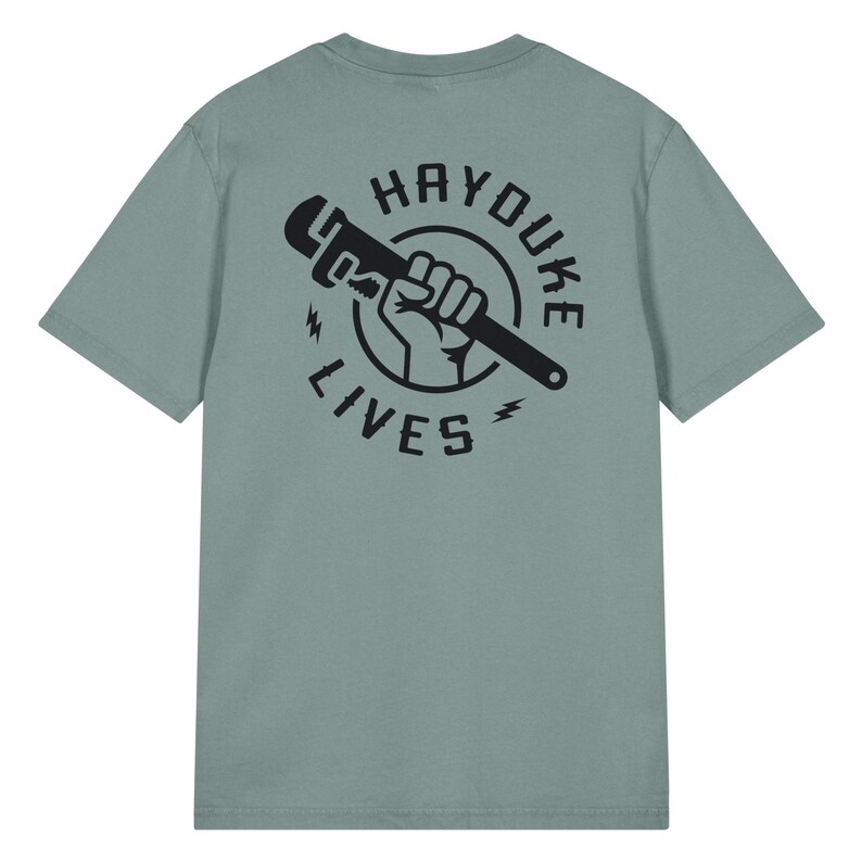 Hayduke Lives Monkey Wrench Gang unisex garment dyed creator 2.0 vintage t-shirt | stanley/stella SATU041