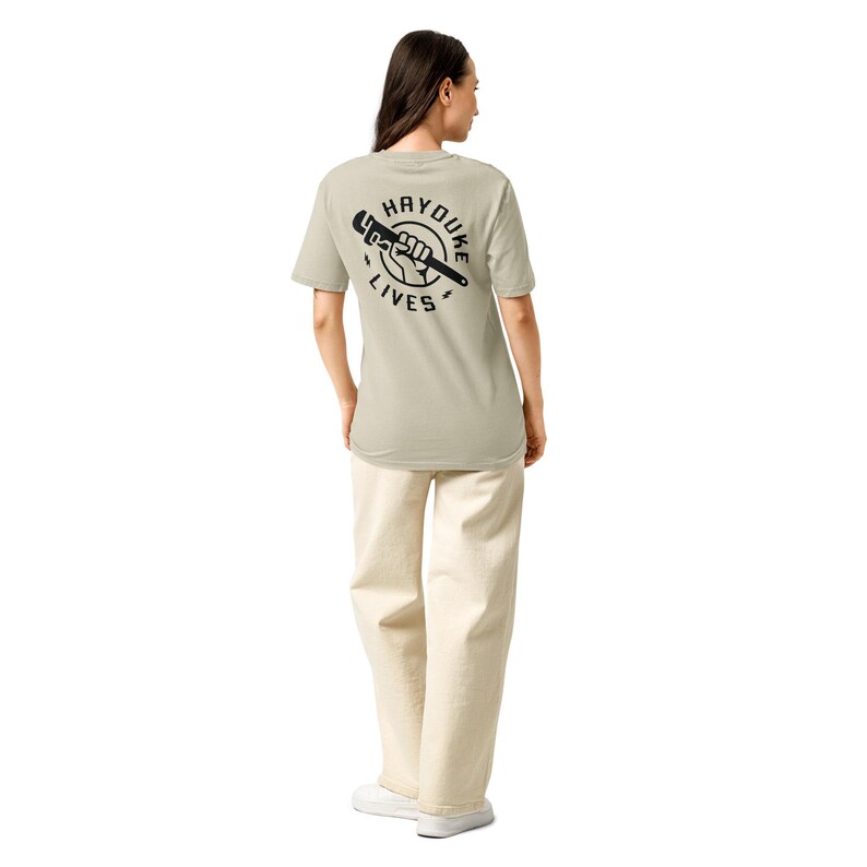 Hayduke Lives Monkey Wrench Gang unisex garment dyed creator 2.0 vintage t-shirt | stanley/stella SATU041