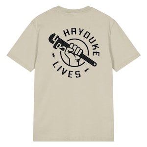 Hayduke Lives Monkey Wrench Gang unisex garment dyed creator 2.0 vintage t-shirt | stanley/stella SATU041