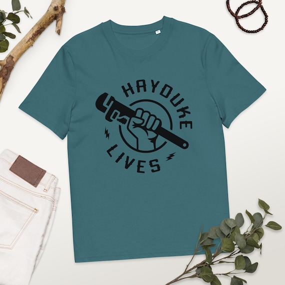 Hayduke Lives, Organic Cotton T-Shirt, Monkey Wrench Gang Public Land Defense