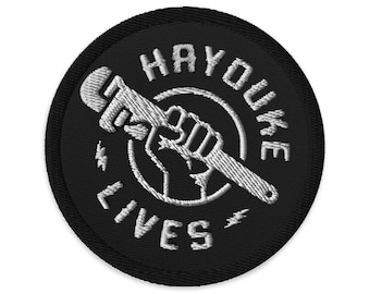 Hayduke Lives, Stryk-på/Sy-på broderad lapp, Monkey Wrench Gang Public Land Defense