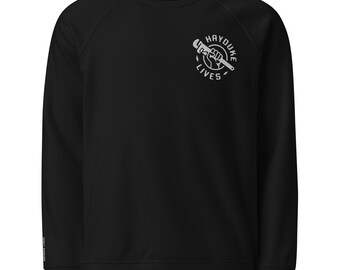 THE DEFENDER RAGLAN: Organic Embroidered Layer