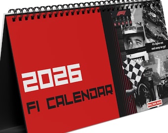 フォーミュラ1 2026カレンダー | F1スケジュール | フォーミュラ1レーススケジュール | フォーミュラ1ギフト | F1ファンへのギフト | F1デスクトップカレンダー クリスマスプレゼント