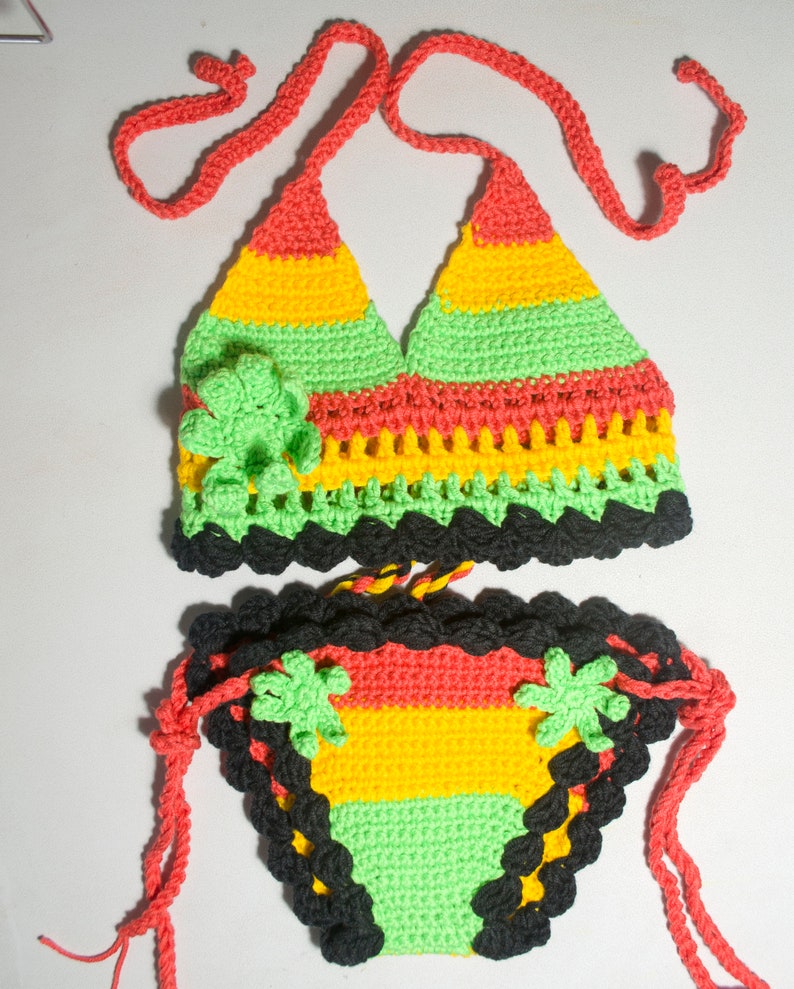 Baby Kids Swimsuit Hand Crocheted Boho Beachwear for Toddler Etsy