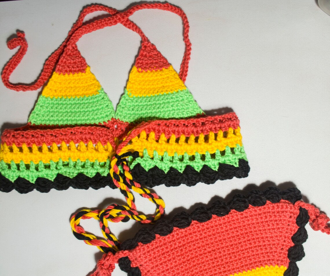 Baby Kids Swimsuit Hand Crocheted Boho Beachwear for Toddler Etsy