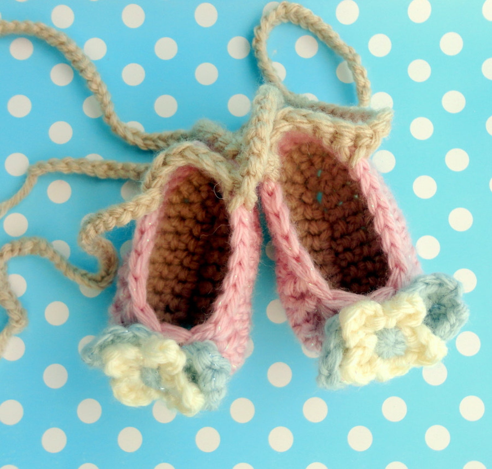 pink crochet ballet flats for pre-walker babies, twin baby keepsake gift booties, adorable present to parents to be, baby shower