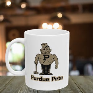 Purdue University Mug - Classic & Modern P Logo and Purdue Pete | Perfect Gift for Boilermaker Fans