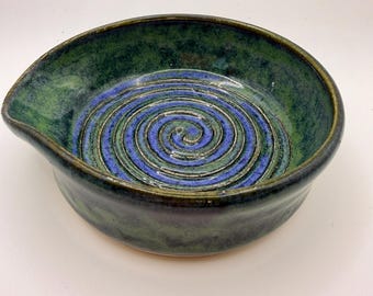 Hand thrown spoon rest