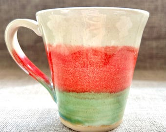 Hand thrown mug