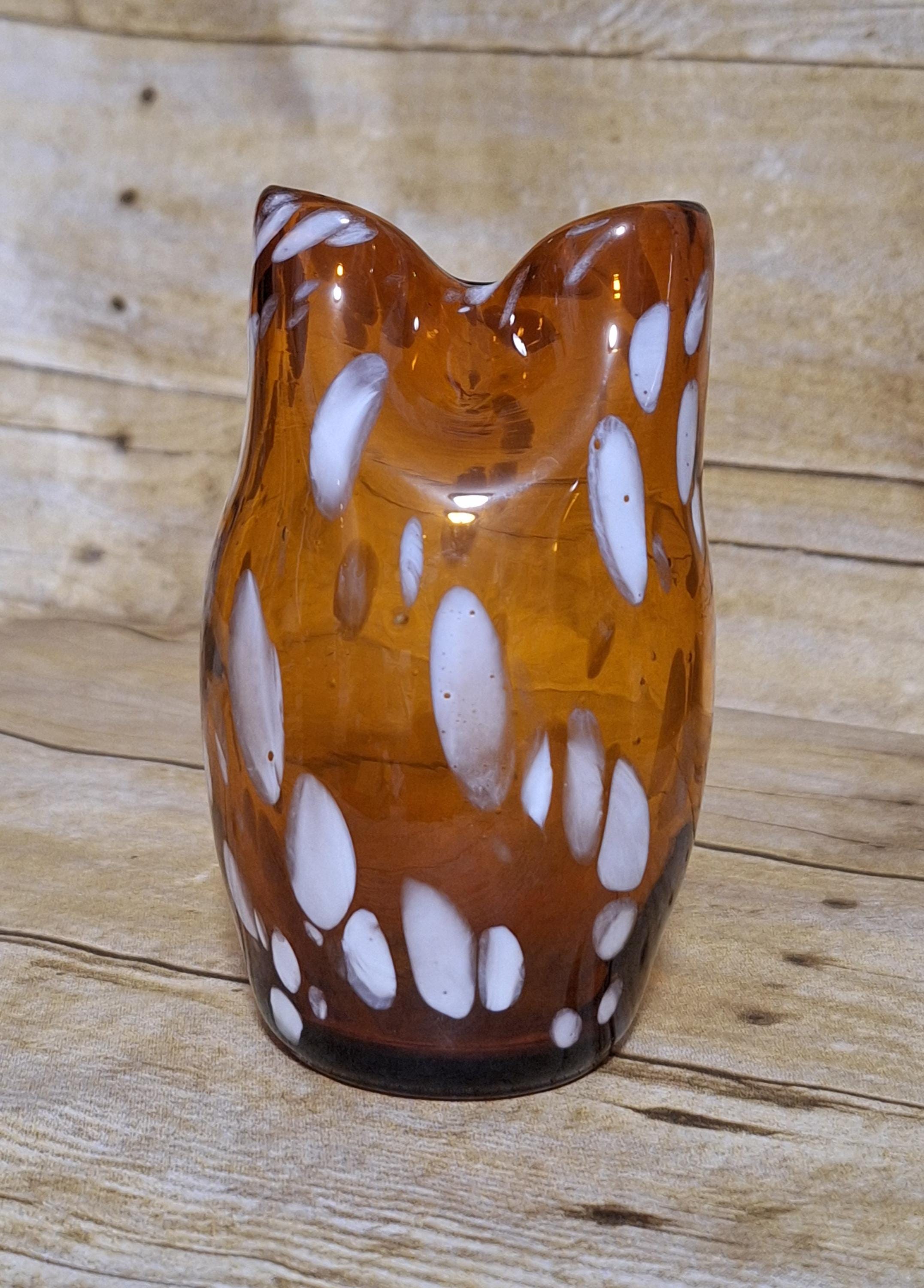 希少なヴィンテージ BLENKO ブレンコガラス 置物 手拭きガラスアメリカ雑貨 Blenko glass vase - Etsy 日本