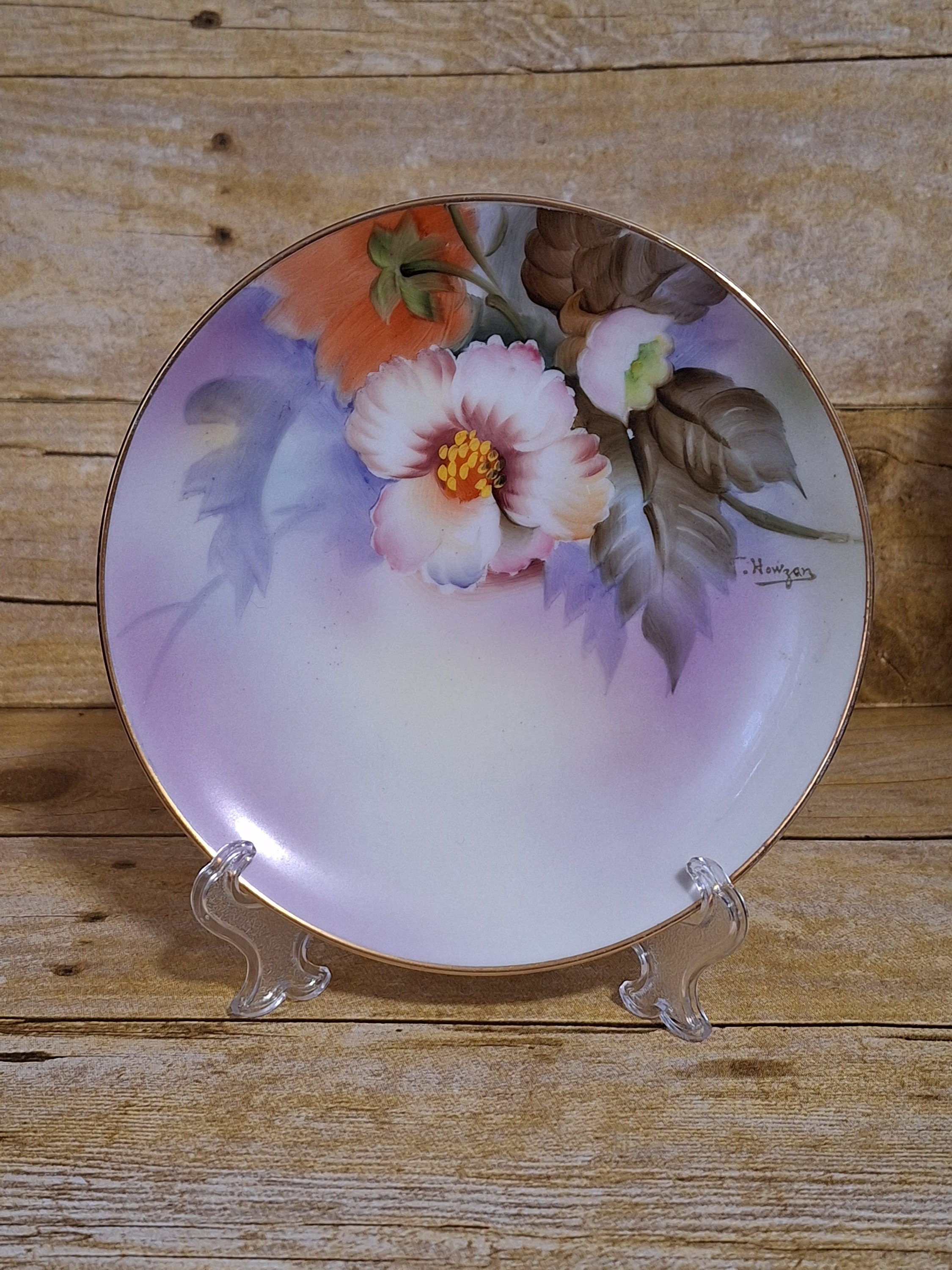 Noritake Vintage China With Purple Flowers - Etsy
