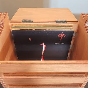 wood magazine rack, record storage, magazine holder, album holder, storage organizer, book stand, LP storage, display rack, reading stand