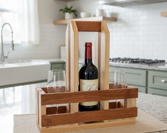 Wine Caddy, Wooden Wine Caddies