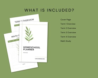 Homeschool Planer, Homeschool Stundenplan, Homeschool Stundenplan, Stundenplan, Stundenplan, Homeschool druckbare, PDF