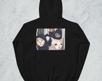 Cat Gang Meme Hoodie