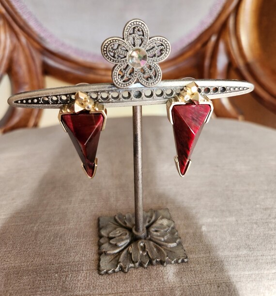 Kendra Scott Raspberry Labradorite Statement Earr… - image 6