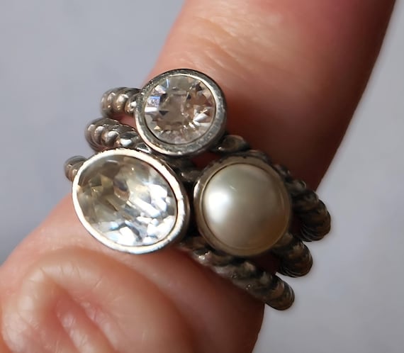 Retired Brighton Monte Carlo Stackable Rings - Se… - image 5