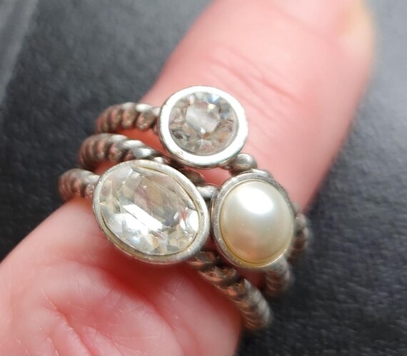 Retired Brighton Monte Carlo Stackable Rings - Se… - image 4