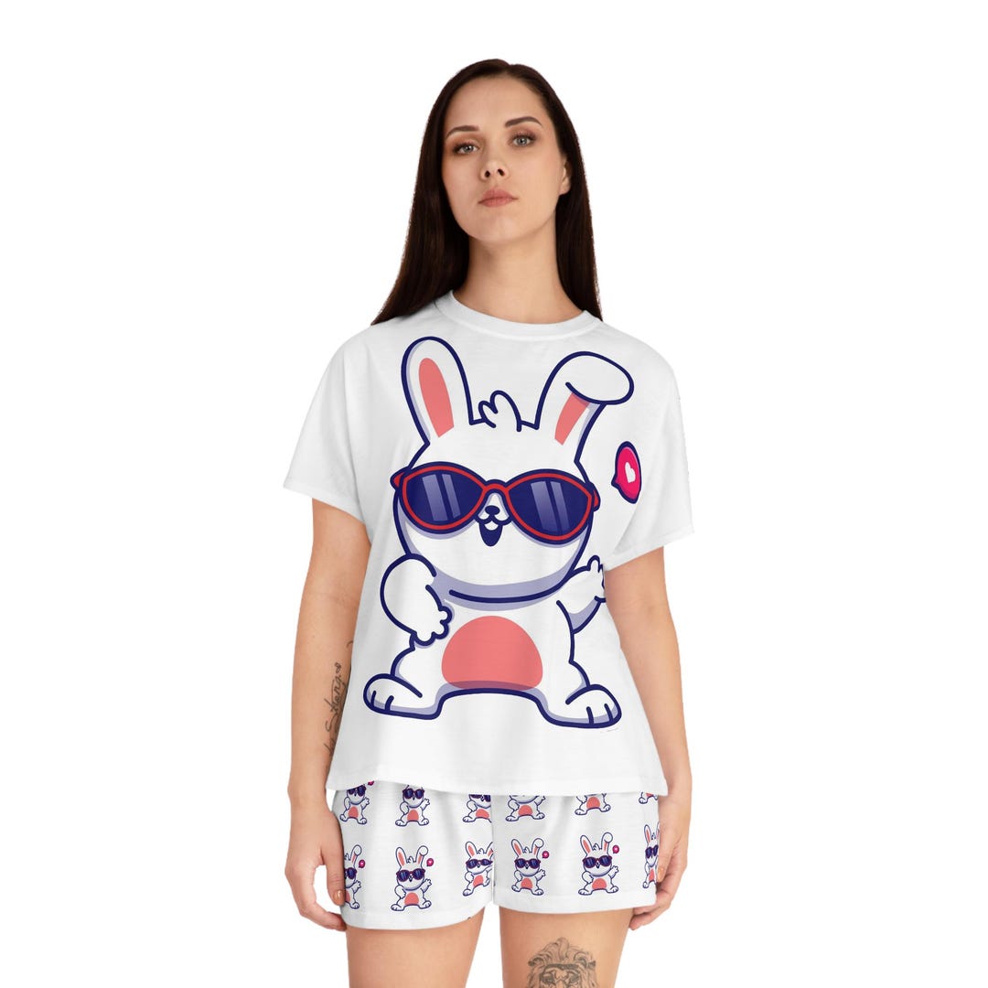 Wild Bunny Pajama Set | Ages 6M–36M main image 0