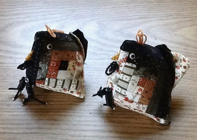 PDF Small Log Cabin Chicken Pincushion Pattern Etsy