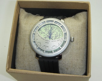 Planisphere Star Map Constellation Watch: Night Sky NASA Astronomy Celestial Stargazing Sky Chart Planetarium Timepiece