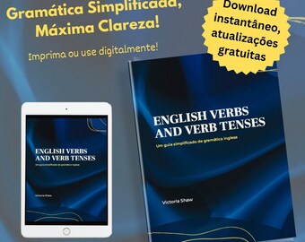 English Verbs and Tenses Guide, Portuguese Version (PDF ebook)