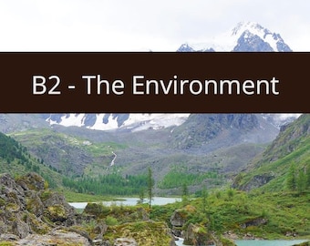 B2 Environment Vocabulary, ESL, Grammar Worksheets,