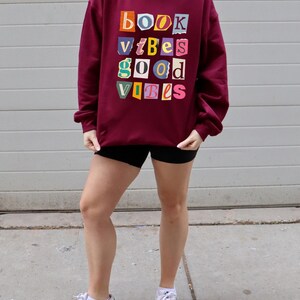 Book Lover Sweatshirt: Cozy Bookish Reading Shirt