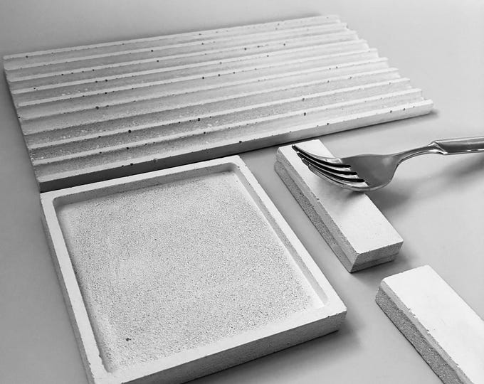 Tray | coaster | cutlery rest | concrete