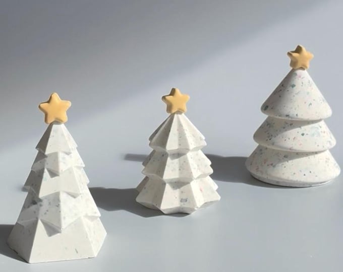 Holiday tree | white chip| Christmas tree