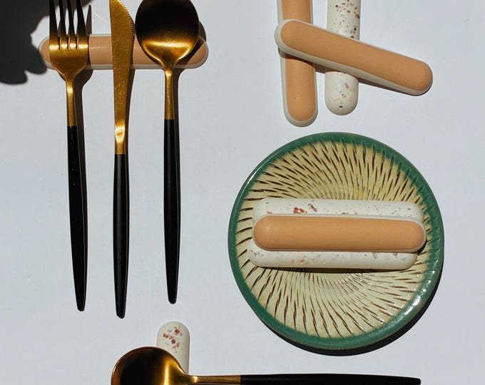 cutlery rest set of 4 | oval
